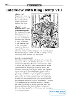 Interview with King Henry VIII