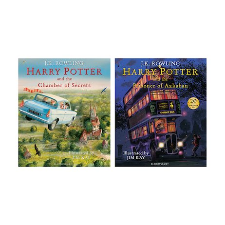 Harry Potter Illustrated Editions Pair