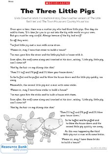 The Three Little Pigs story