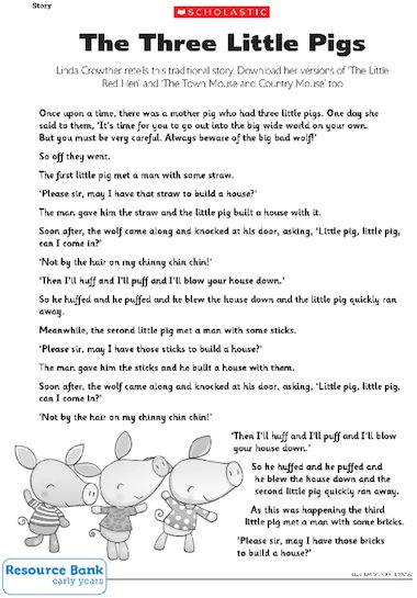 the three little pigs original story pdf - Elisha Navarrete