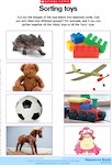 Sorting toys (1 page)