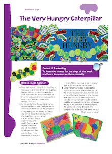The Very Hungry Caterpillar – Create and Display