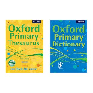 Oxford Primary Dictionary and Thesaurus Pair - Scholastic Kids' Club