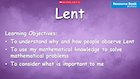Lent PowerPoint and activity ideas