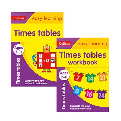 Collins Easy Learning: Times Tables Pair (Ages 7-11)