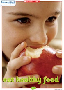 Eat healthy food – poster