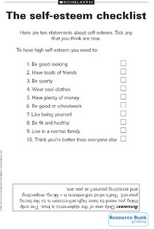 The self-esteem checklist