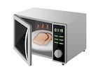 The microwave oven was patented