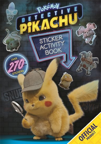 Pokémon Detective Pikachu Sticker Activity Book