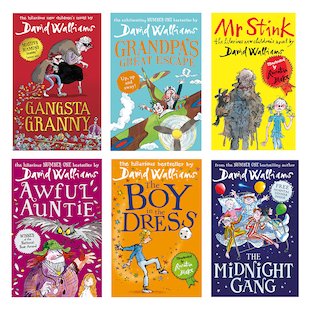 Reviews for David Walliams Pack x 6 - Scholastic Kids' Club