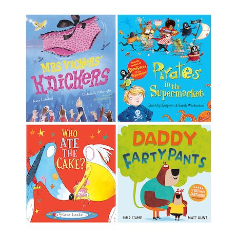 Funny Picture Books Pack x 4