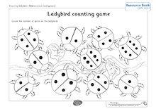 Ladybird counting game