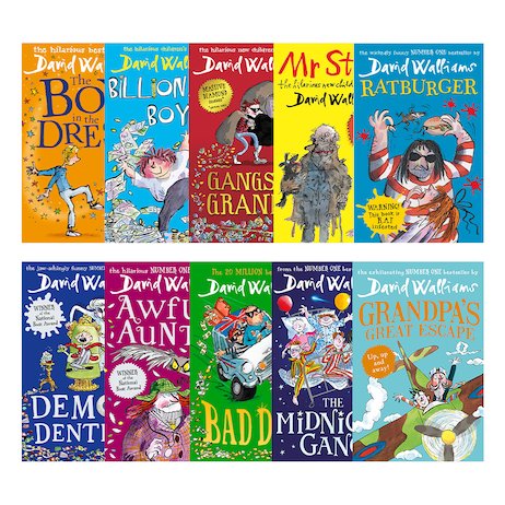 David Walliams Pack x 10 - Scholastic Shop