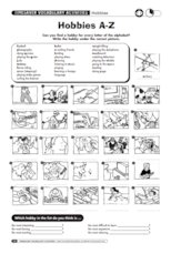Hobbies Worksheet