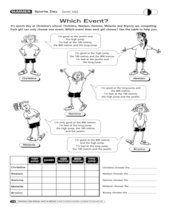 Sports Day Worksheet