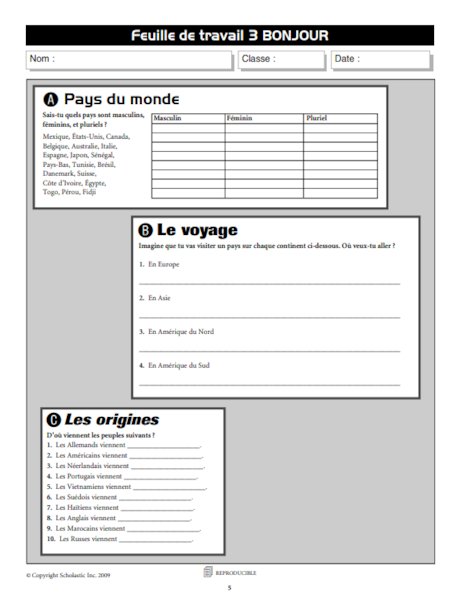 Pays du monde Pays du monde