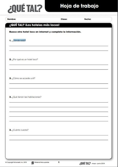 ¿QUÉ TAL? screenshot ¿QUÉ TAL? screenshot