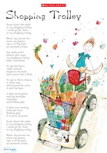 ‘Shopping Trolley’ poem poster