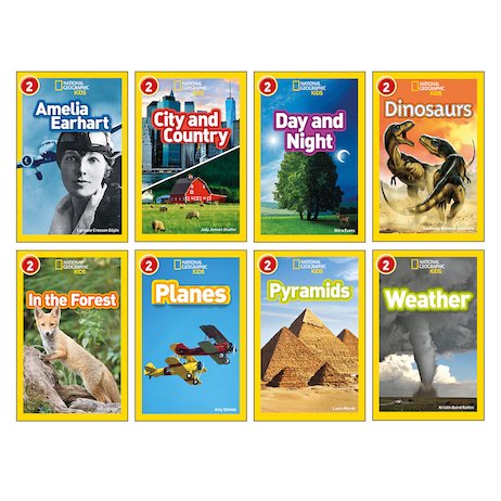 National Geographic Readers Level 2 Pack x 8 (Book Bands Green 