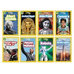 National Geographic Readers Level 4 Pack x 8 (Book Bands White and Lime)