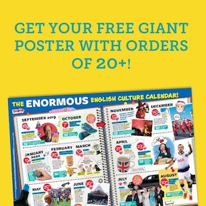 Get your FREE giant poster with orders of 20+!