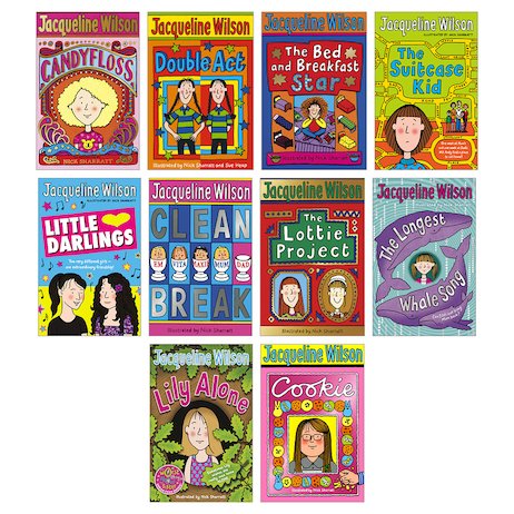 Jacqueline Wilson Ages 9-11 Pack x 10