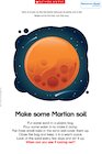 Make some Martian soil – science experiment