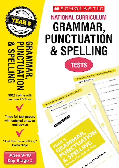 Rewards Value Pack: Grammar, Punctuation and Spelling Tests Year 5 x10