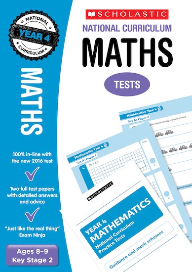 Rewards Value Pack: Maths Tests Year 4 x10