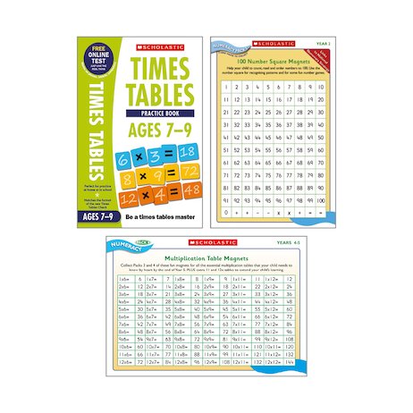 Times Tables Practice Pack x 3