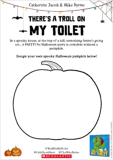 There's a Troll on my Toilet - Pumpkin