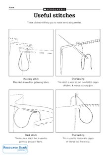 Textiles – Useful stitches
