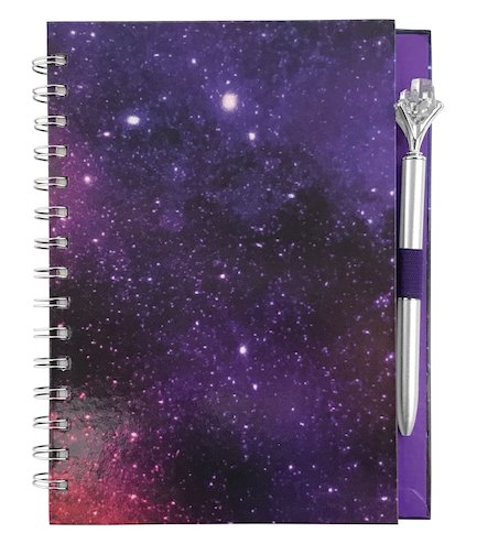 Galaxy Journal with Crystal Pen