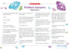 Finders keepers – litter-themed story starter