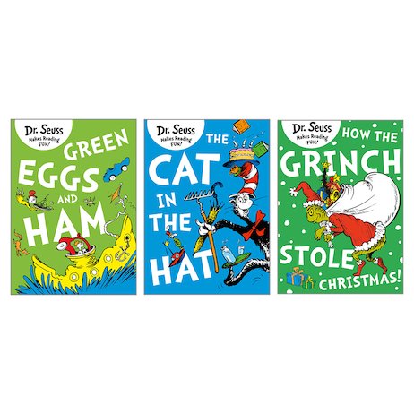 Dr Seuss Pack x 3