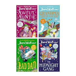 David Walliams Pack x 4 - Scholastic Kids' Club