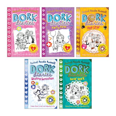 Dork Diaries Pack x 5 (Books 1-5)