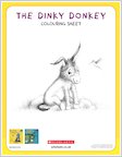 The Dinky Donkey activity sheet - colour in the Dinky Donkey (1 page)