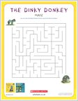 The Dinky Donkey activity sheet - maze (1 page)