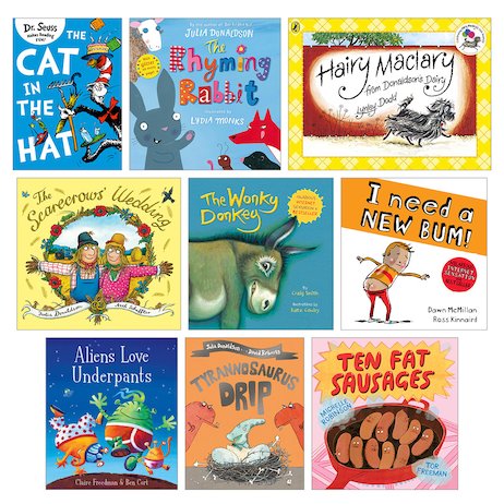 Rhyming Picture Books Ages 3-7 Pack x 9 - Scholastic Shop