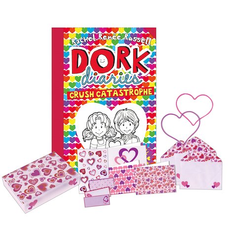 Dork Diaries: Crush Catastrophe with FREE Mini Heart Stationery Box