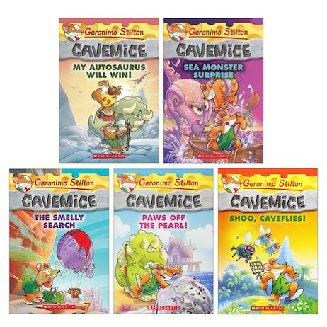 Geronimo Stilton Cavemice Pack x 5 (Books 10-14) - Scholastic Shop