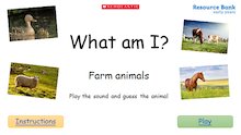 What am I? – Farm animals