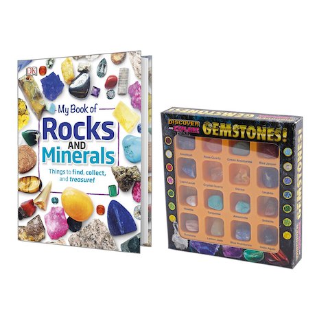 My Book of Rocks and Minerals with FREE Gemstone Collection