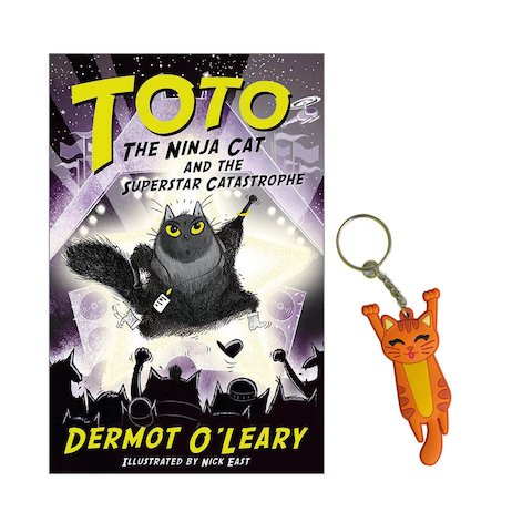Toto the Ninja Cat and the Superstar Catastrophe with FREE Keyring