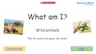 What am I? – Wild animals