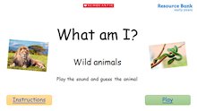 What am I? – Wild animals