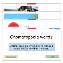 Onomatopoeia slideshow