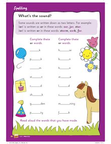 What’s the sound? worksheet