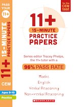 Pass Your 11+: 11+ 15-Minute Practice Papers for the CEM Test Ages 9-10